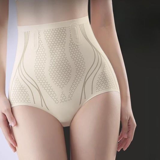🔥Siste dag Kjøp 2 og få 1 gratis 🔥Ice Silk Ion Fibre Repair Shaping Shorts, underbukser med magekontroll