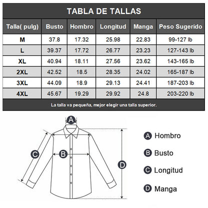 Camiseta de Manga Larga Sólida con Solapa para Hombre 🔥Compre 2 envío gratis🔥