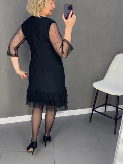 ✨️Descuento de temporada 50%✨️Vestido de noche corto negro