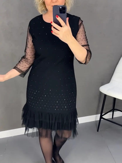 ✨️Descuento de temporada 50%✨️Vestido de noche corto negro