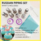 Kakedekorasjon Piping Tips Set