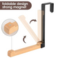 Pousbo® Foldable Wood Hooks Over-the-Door